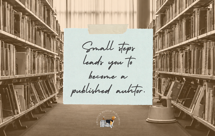 One hundred pennies make a dollar, and small steps make a book