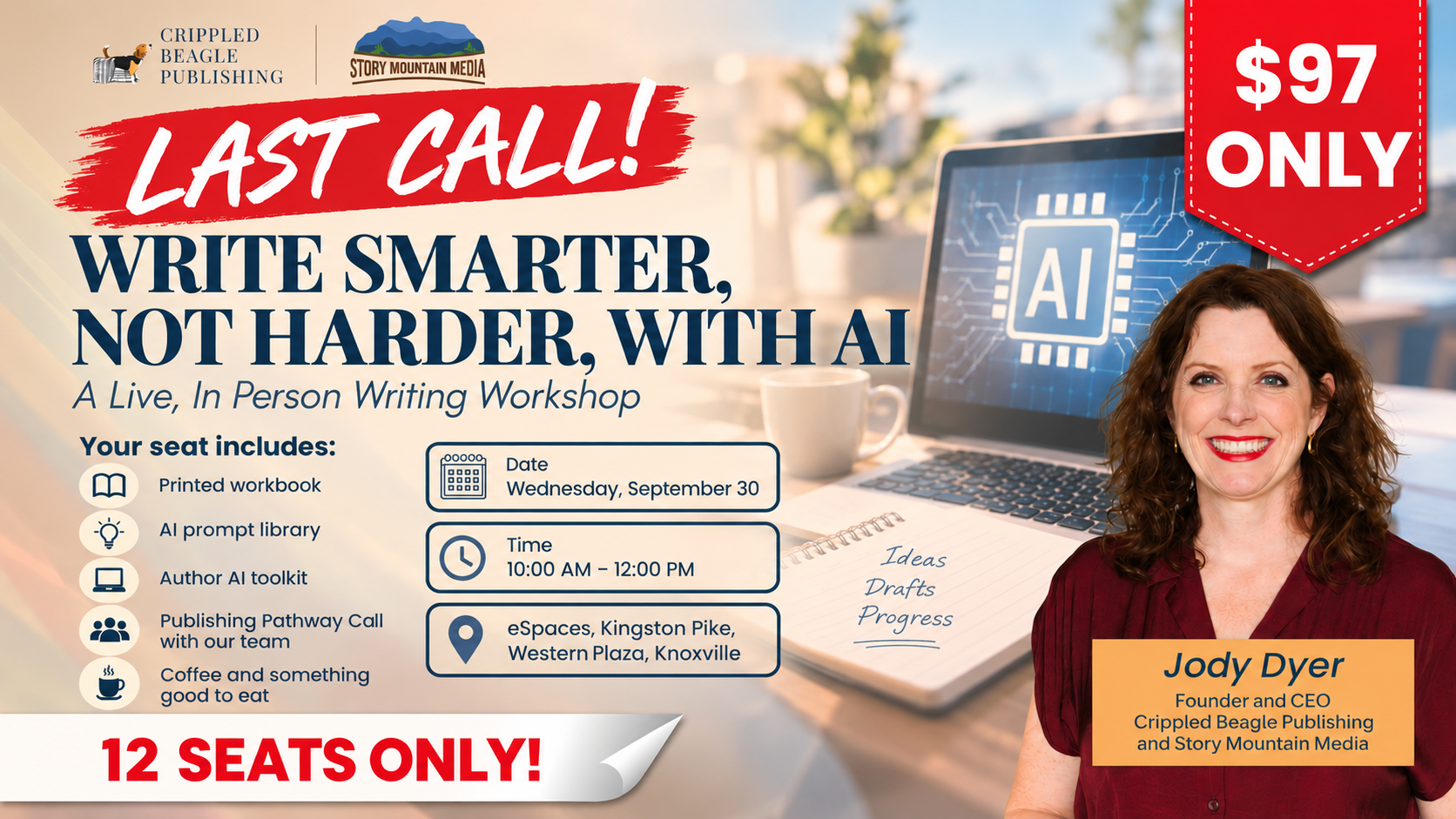 Last Call for the AI Writing Workshop